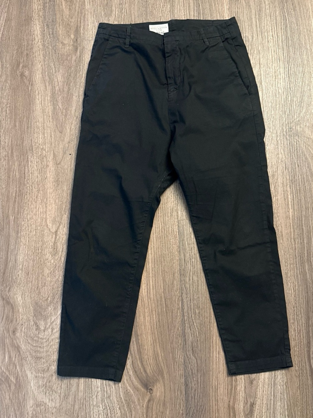 Nili Lotan black Cropped Military Pants size 0